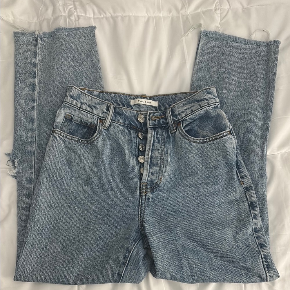 Pacsun Light Blue Straight Leg Jeans